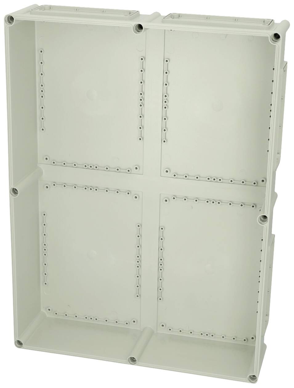 Fibox Base, PC Openings: 8x size 2 flange 3530907 Behuizing onderkant 760 x 560 x 150 Polycarbonaat Grijs-wit (RAL 7035) 1 stuk(s)
