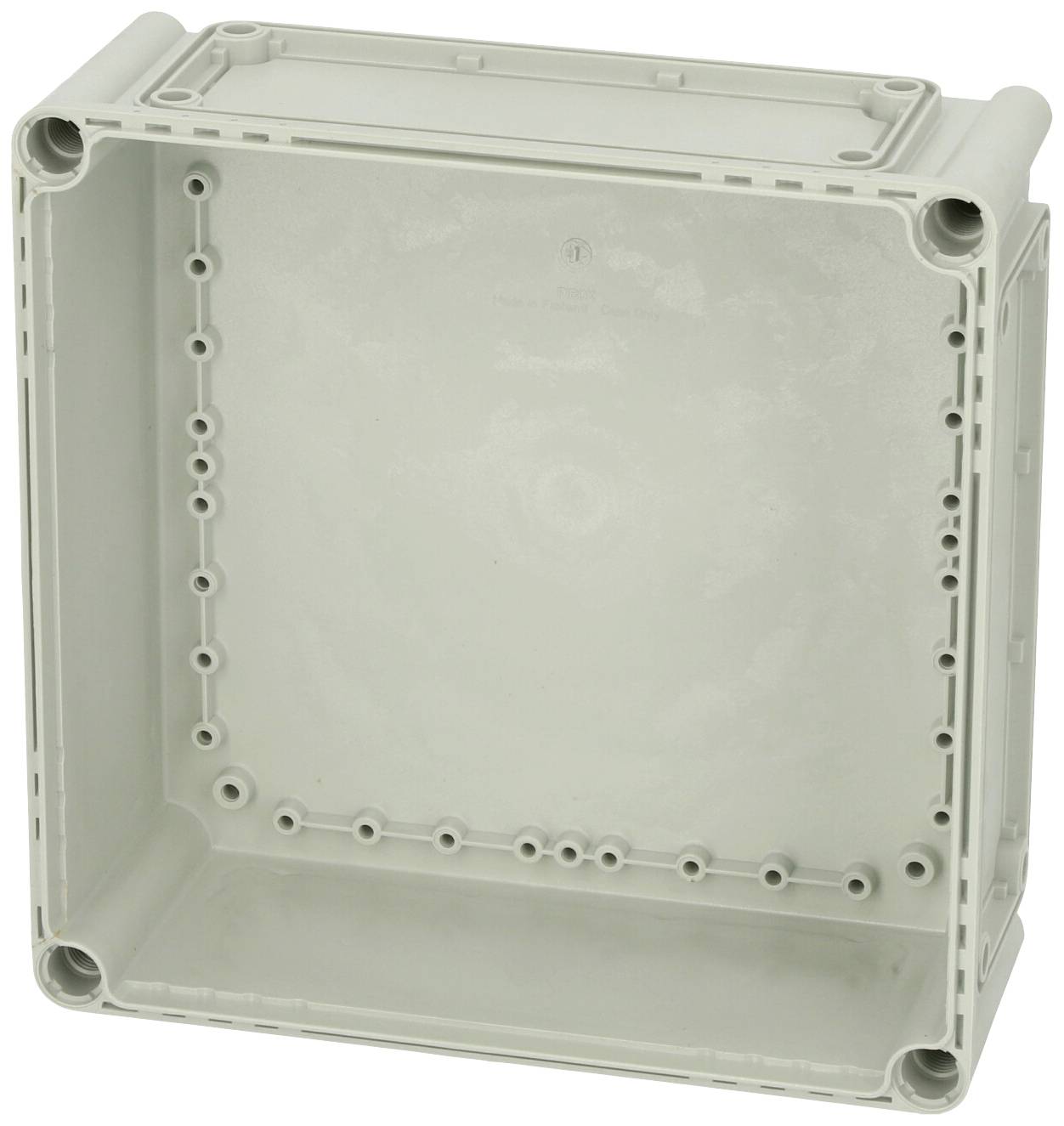 Fibox Base, PC Openings, 4x size 2 flange 3530095 Behuizing onderkant 280 x 280 x 100 Polycarbonaat Grijs-wit (RAL 7035) 1 stuk(s)