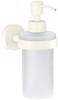 tesa MOON WHITE 40575-00000-00 Zeepdispenser 200 ml Wit (mat), Glas gesatineerd