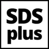 'Logo met de opdruk SDS plus.'