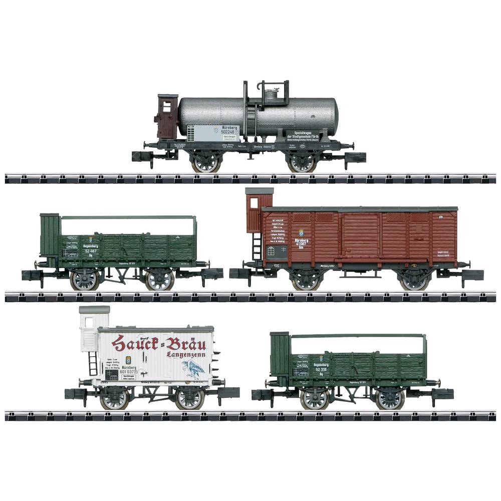 MiniTrix 15715 N 5-delige set goederentransport van de K.Bay.STS.B.