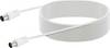 Schwaiger Antenne, Satelliet Aansluitkabel [1x IEC-stekker - 1x IEC-bus] 10 m Wit