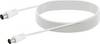 Schwaiger Antenne, Satelliet Aansluitkabel [1x IEC-stekker - 1x IEC-bus] 5.0 m Wit
