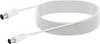 Schwaiger Antenne, Satelliet Aansluitkabel [1x IEC-stekker - 1x IEC-bus] 7.5 m Wit