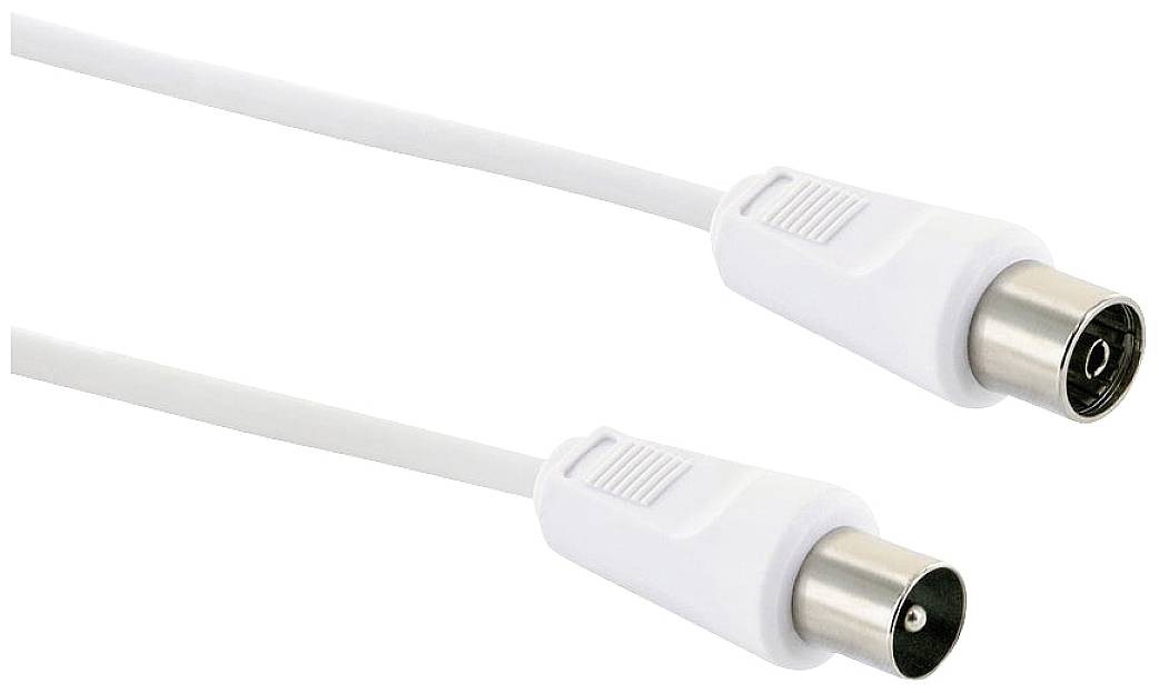 Schwaiger Antenne, Satelliet Aansluitkabel [1x IEC-stekker - 1x IEC-bus] 7.5 m Wit-3