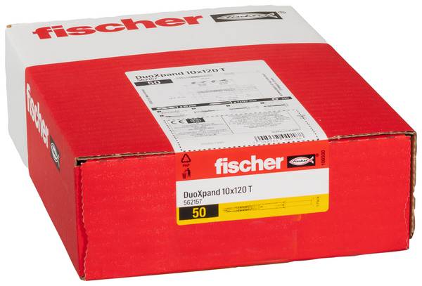 Fischer 562157 DuoXpand T Constructie plug 120 mm 10 mm 50 stuk(s)