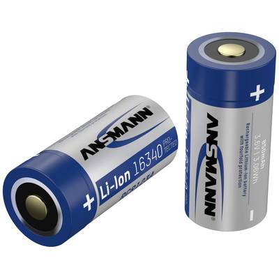 vaak kas Rodeo Ansmann 1300-0017 Speciale oplaadbare batterij 16340 Li-ion 3.6 V 850 mAh  kopen