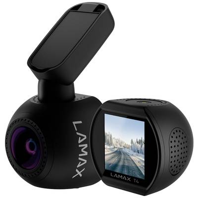 Lamax LMXT4 Dashcam Kijkhoek horizontaal (max.): 140 ° 12 V G-sensor, Display, Gegevensweergave in video, Automatische