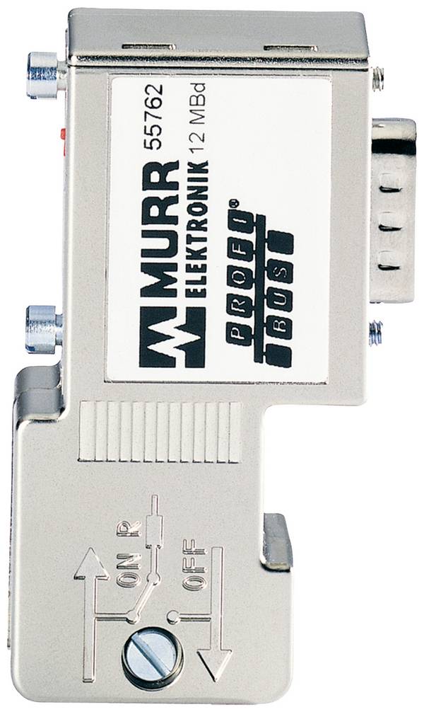 Murrelektronik 55760 Sensor/actuator dataconnector  Aantal polen (sensoren): 9 Stekker, haaks  1 stuk(s)
