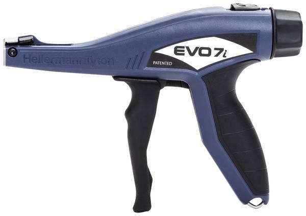 HellermannTyton EVO7i Kabelbindtang  Blauw-zwart