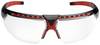 Honeywell Avatar 1034836 Veiligheidsbril Zwart, Rood