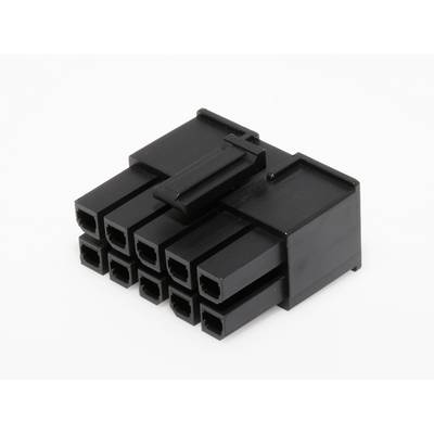 Zwarte 8-pins PCIe-stroomstekker, gebruikt voor de stroomvoorziening van videokaarten en andere pc-componenten.