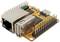 Een single-board computer met netwerk- en USB-poorten, veelvuldig gebruikt voor DIY-projecten en elektronische ontwikkelingen.