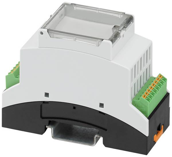 Phoenix Contact BC 35,6-KIT-U11-7035 + 2SPTA8 1311003 Elektronicabehuizing 35.6 x 89.7 x 60.7 Polycarbonaat  Grijs-wit (RAL 7035), Zwart 1 stuk(s)