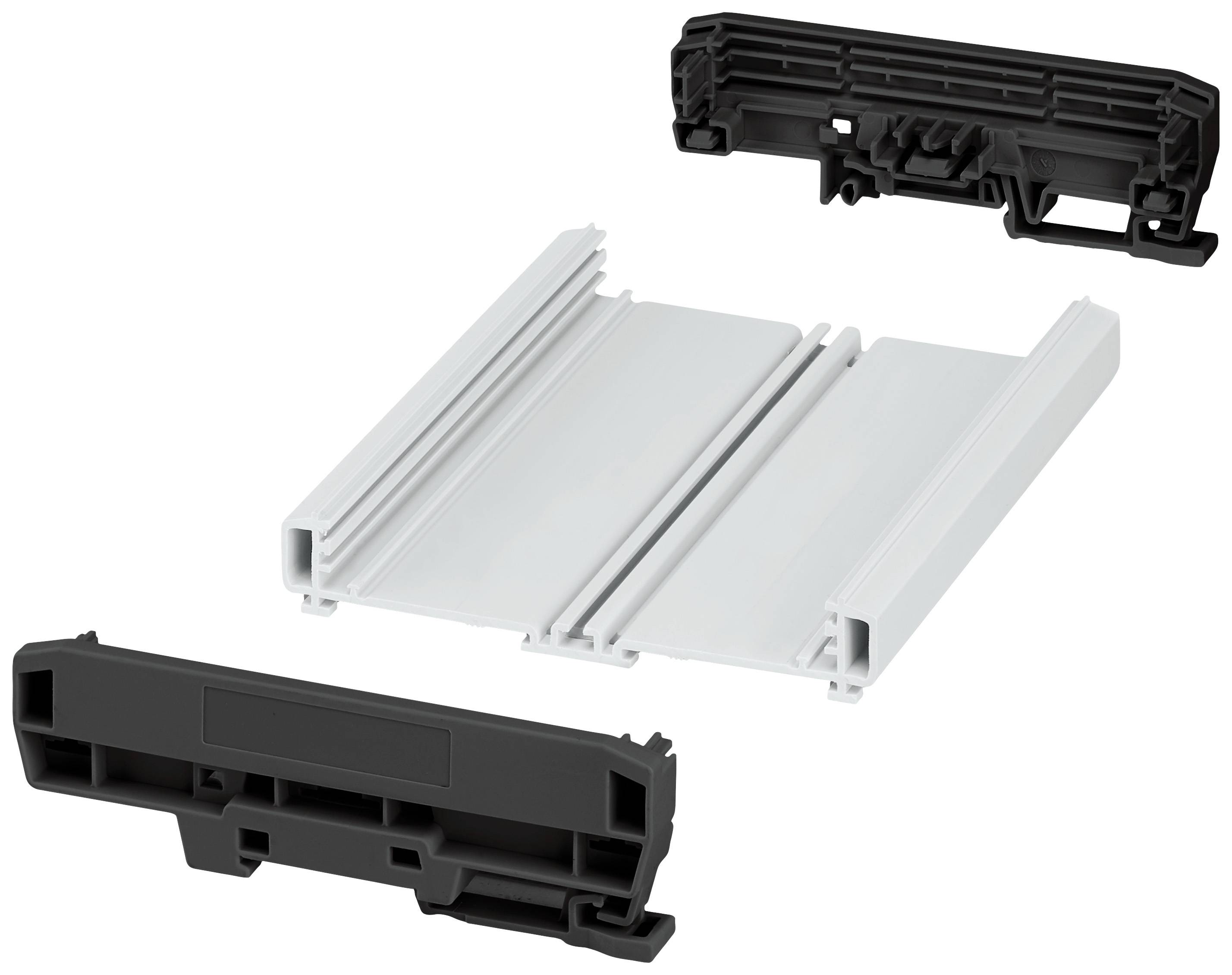 Phoenix Contact UM-PRO-KIT-B108-L150-7035 1310946 Profielbehuizing 153.8 x 127.8 x 39.45 PA Grijs-wit (RAL 7035), Zwart (RAL 9005) 1 stuk(s)