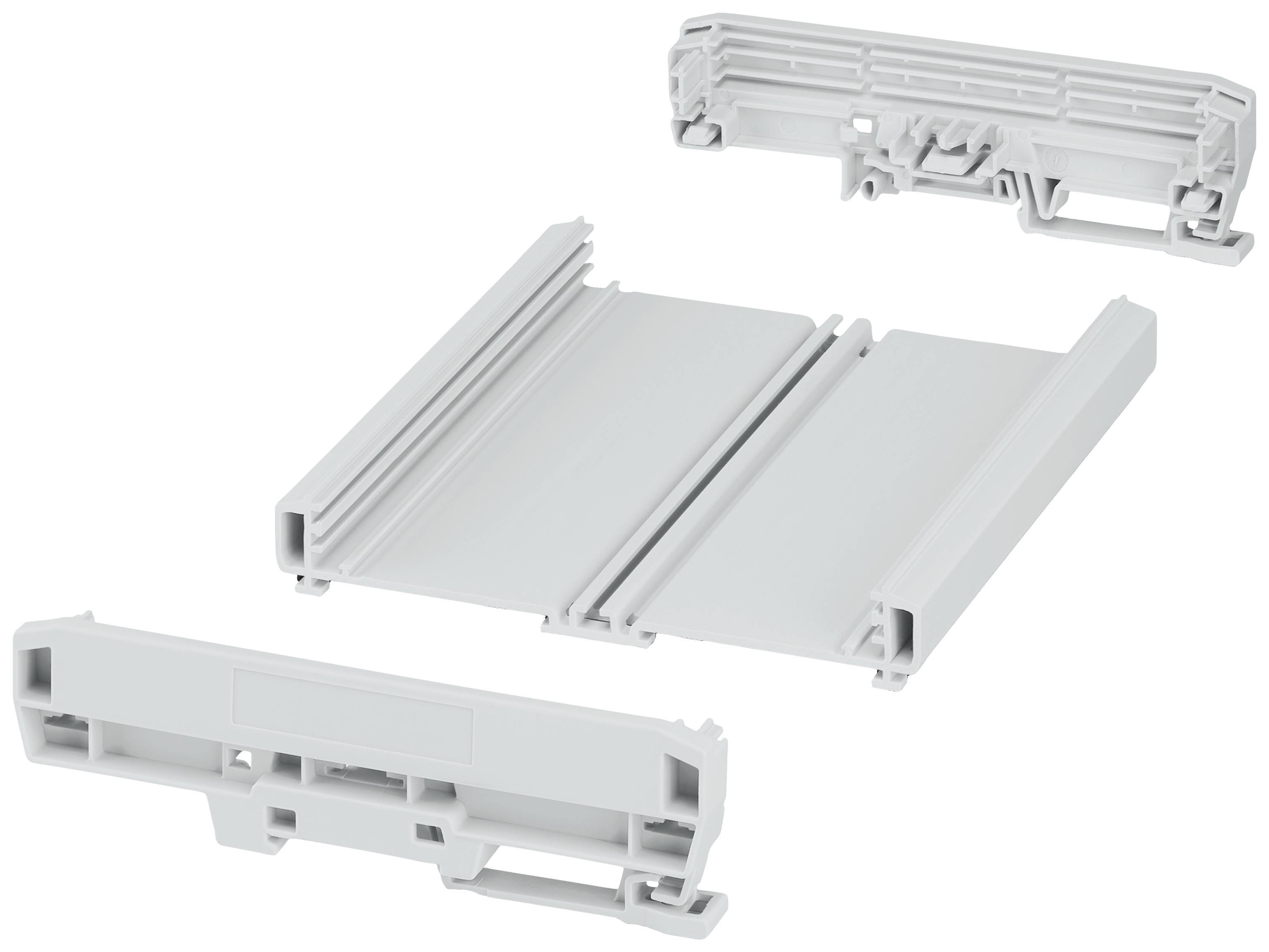 Phoenix Contact UM-BASIC-KIT-B122-L150-7035 1300364 Profielbehuizing 153.8 x 142.3 x 39.45 PVC Grijs-wit (RAL 7035) 1 stuk(s)