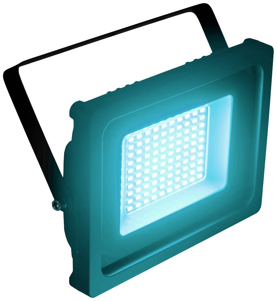 Eurolite LED IP FL-50 SMD türkis 51914990 LED-buitenschijnwerper 55 W Lichtkleur (naam): Turkoois