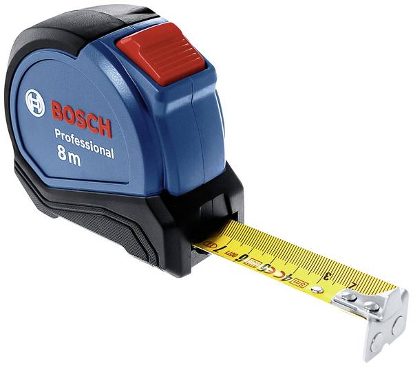 Bosch Professional Massband 8m Autolock 1.600.A01.V3S Rolmaat   8 m Nylon, Kunststof