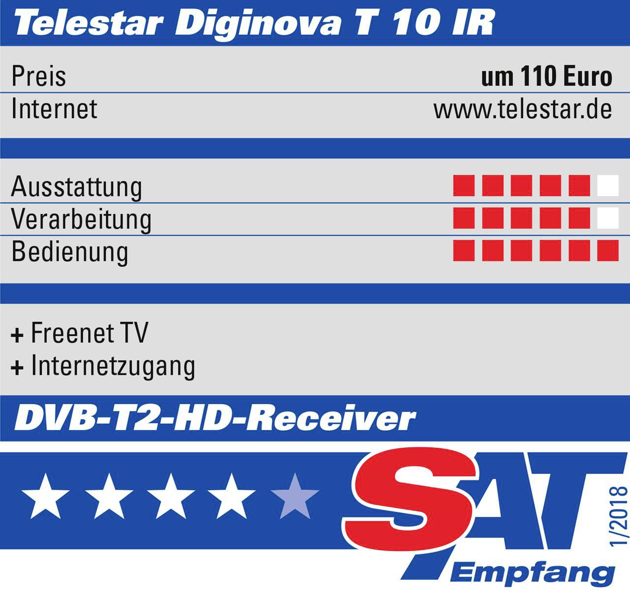 Symboolafbeelding voor Telestar Diginova T 10 IR (5310488)