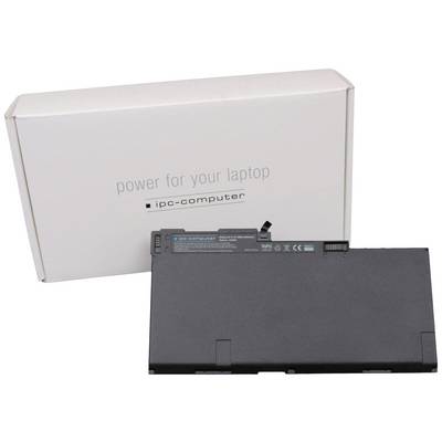Batterij voor een laptop voor een verpakking met de tekst 'power for your laptop'.