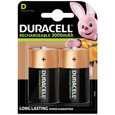 Duracell PreCharged  Oplaadbare D batterij (mono) NiMH 3000 mAh 1.2 V 2 stuk(s)