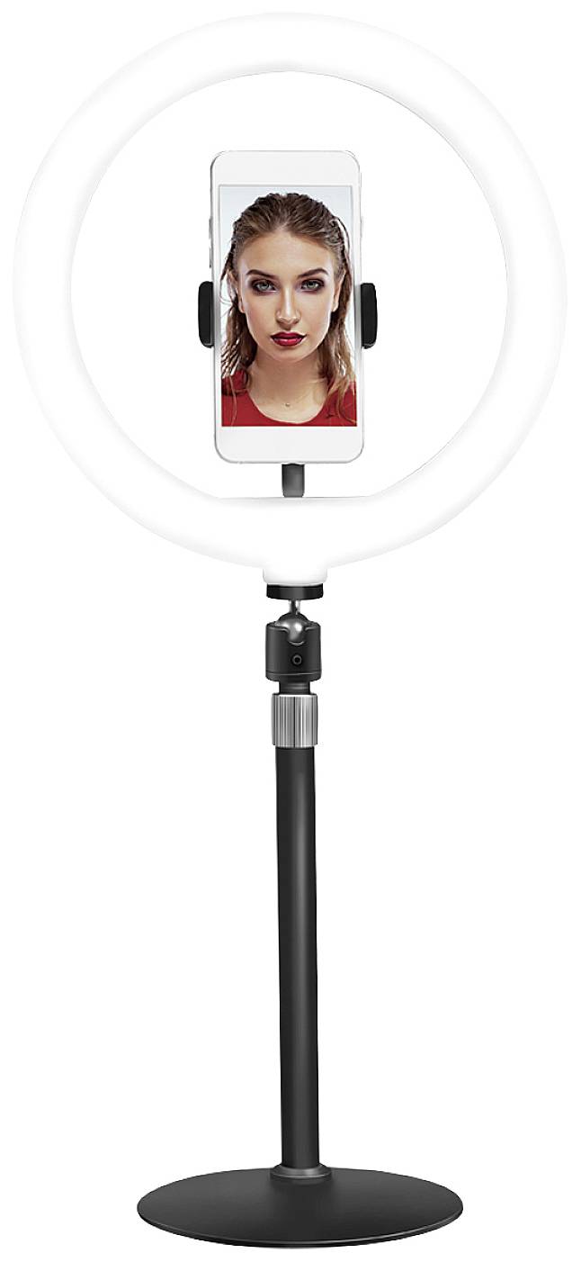 Logilink smartphone ringlamp statief met afstandsbediening, DM 25cm-1