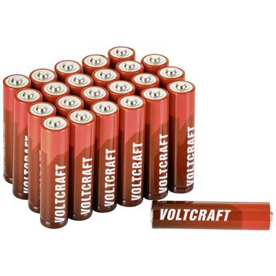 VOLTCRAFT AAA batterij (potlood) LR03 Alkaline mAh 1.5 V 24 stuk(s) Conrad Electronic