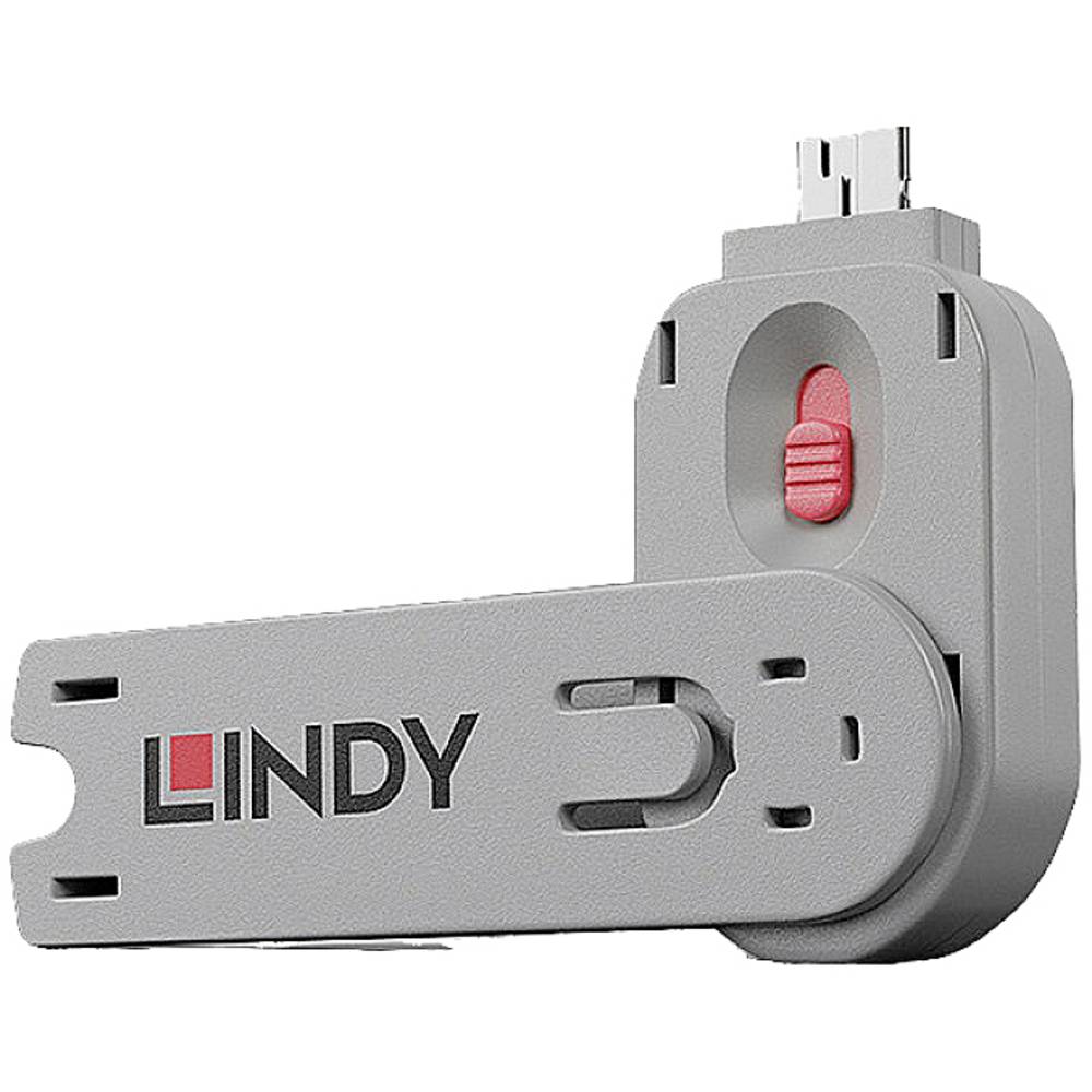 LINDY Lindy USB-A-poortsleutel Pink