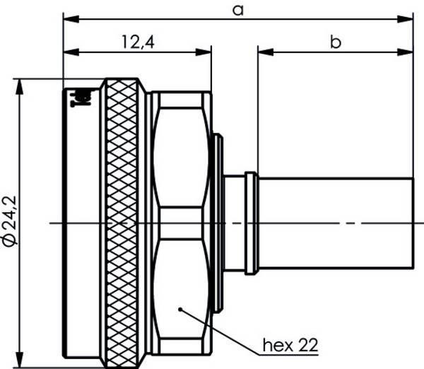 4.3-10 Stekker 1.5/3.8