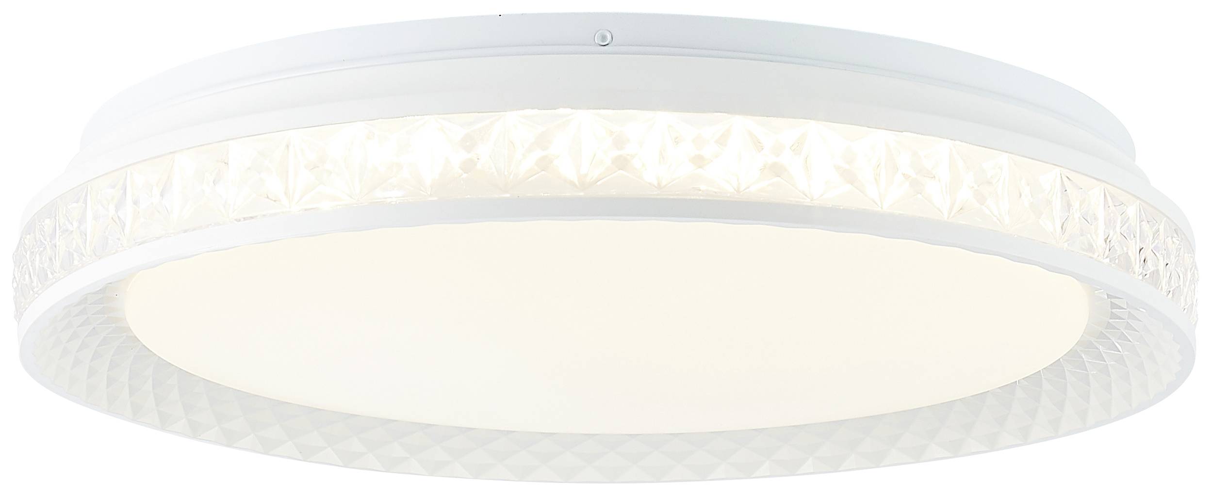 Brilliant G97190/70 Burlie LED-plafondlamp LED 24 W Transparant, Wit