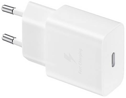 Samsung EP-T1510NWEGEU USB-oplader 15 W 1x USB-C Wit Zonder kabel, Snellader