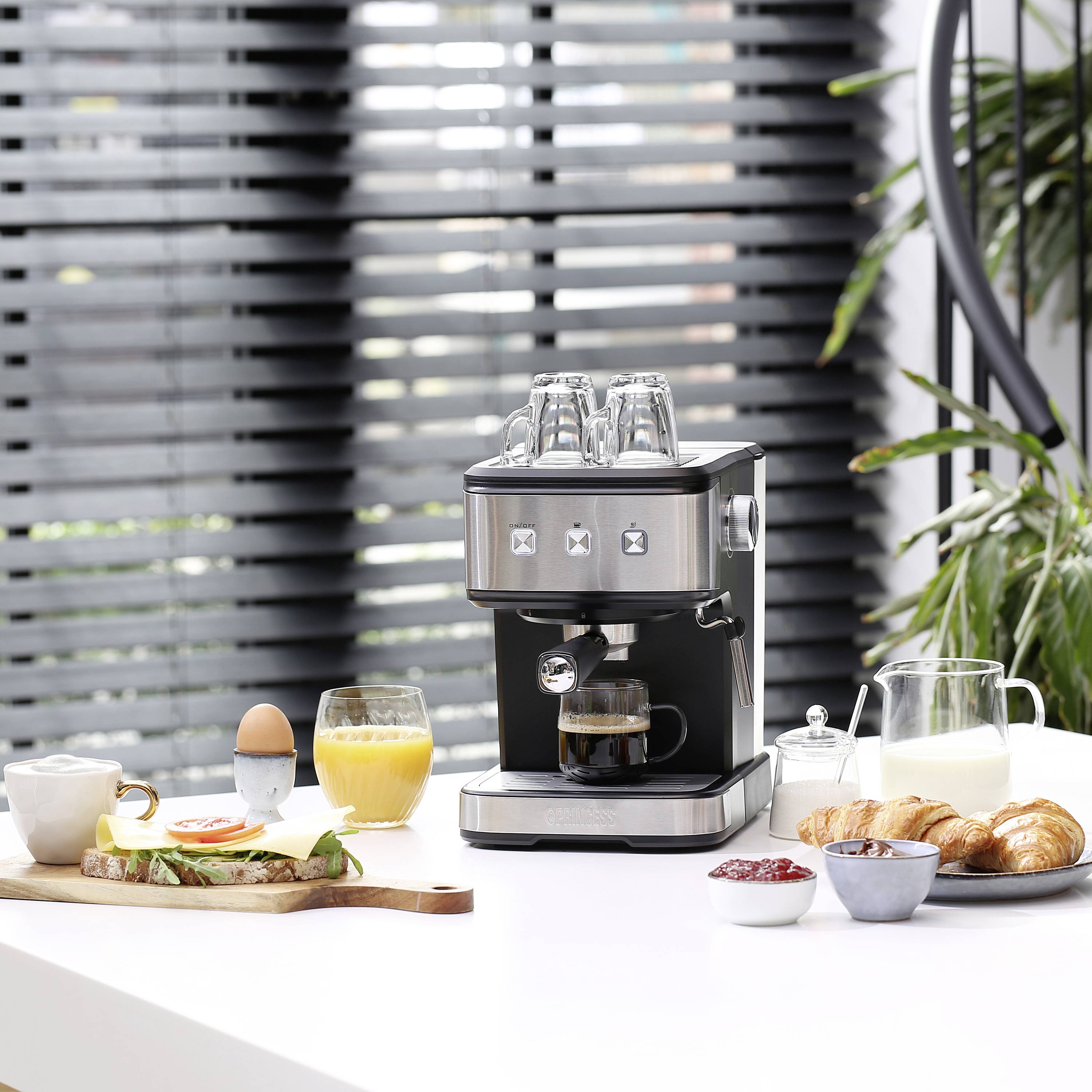 Princess 249413 Espressomachine met filterhouder RVS, Zwart 850 W-9