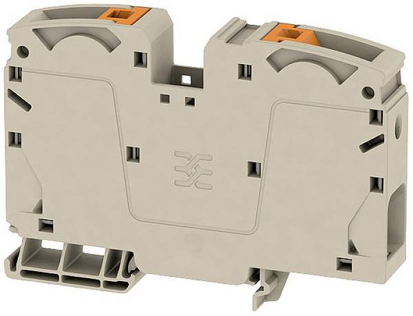 Weidmüller 2551510000 Doorgangsserieklem  Steekaansluiting  Beige 10 stuk(s)