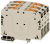 Weidmüller 2663320000 Doorgangsserieklem Steekaansluiting Beige 1 stuk(s)