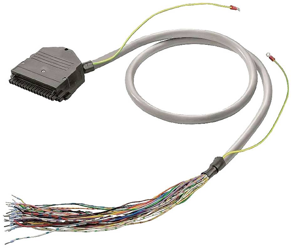 Een kabelboom die uitkomt op meerdere gekleurde draadstrangen toont de complexe structuur en connectiviteit in elektronische apparaten.