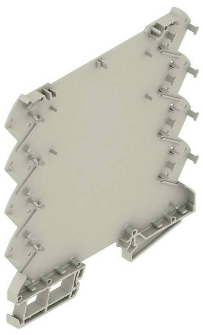 Weidmüller CH20M6 BP 4P-4P BUS GY LF 1 1261516 DIN-rail-behuizing basiselement Gesloten, Voor DIN-rail montage 6.1 x 110.7 Kunststof Grijs 50 stuk(s)