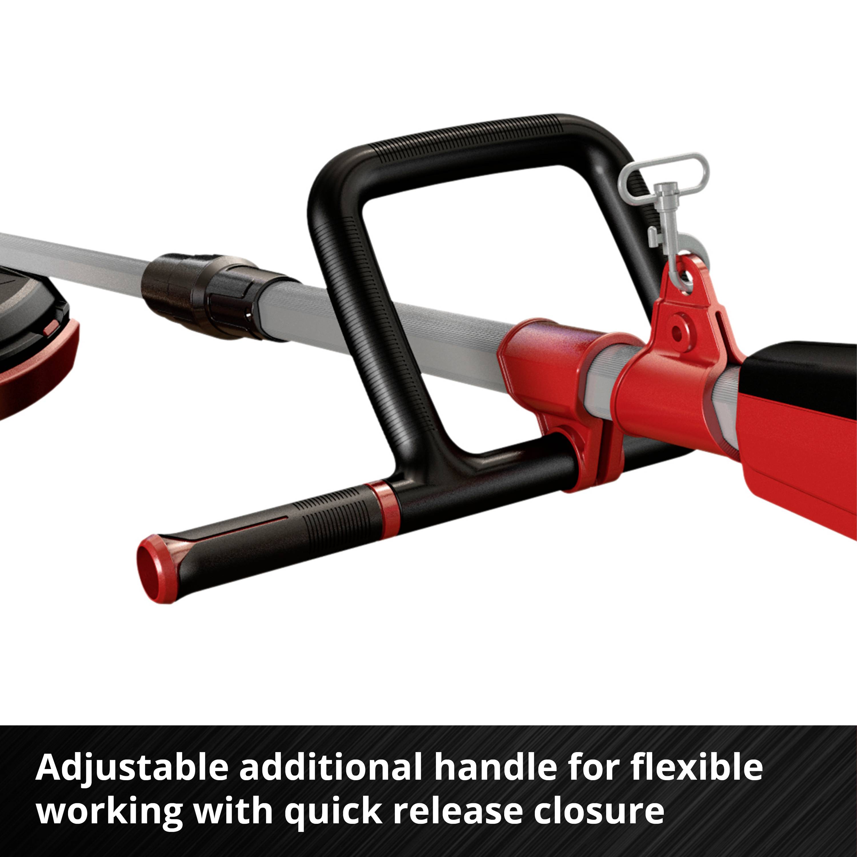 'Accuduur in minuten: 1.5 Ah (26), 2.0 Ah (34), 2.5 Ah (41), 3.0 Ah (44), 4.0 Ah (54), 5.2 Ah (68), 6.0 Ah (108). Dubbele looptijd bij twee accu's.'