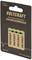 Verpakking van vier oplaadbare Nikkel-Metaalhydride batterijen van het merk Voltcraft, 1100 mAh, 1,2 V, AAA-formaat.