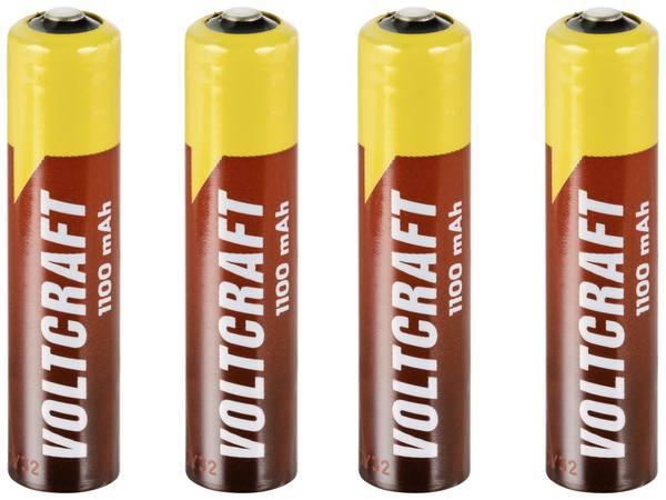 VOLTCRAFT Extreme Power FR03 AAA batterij (potlood) Lithium 1100 mAh 1.5 V 4 stuk(s)