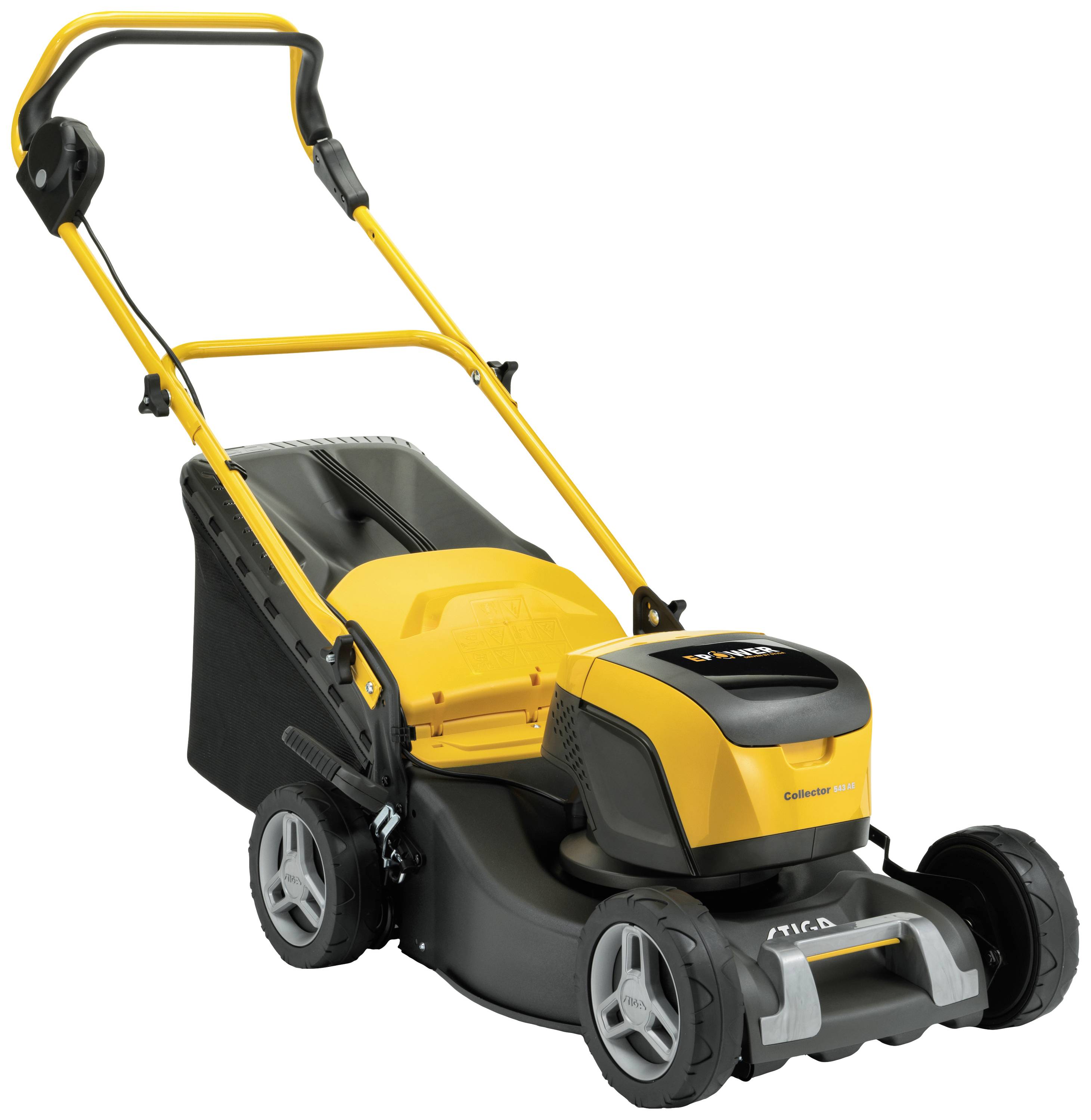 STIGA Collector 543 AE Accu-grasmaaier Accu In hoogte verstelbare greep met klapfunctie, Incl. accu, Incl. oplader 48 V Snijbreedte max. 41 cm Geschikt voor 400 m²