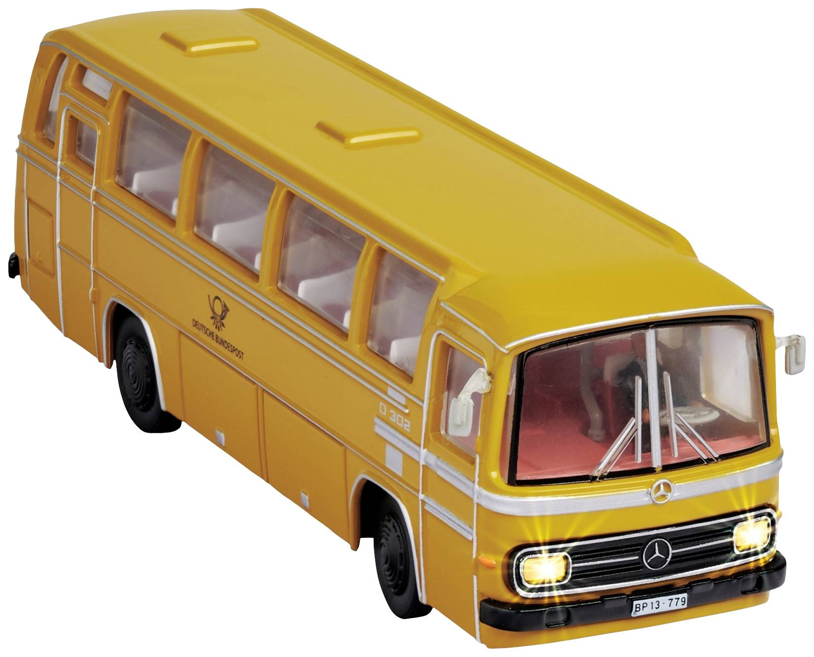 Carson RC Sport 504142 MB Bus O 302 Deutsche Post 1:87 RC auto Incl. accu, oplader en batterijen voor de zender-4