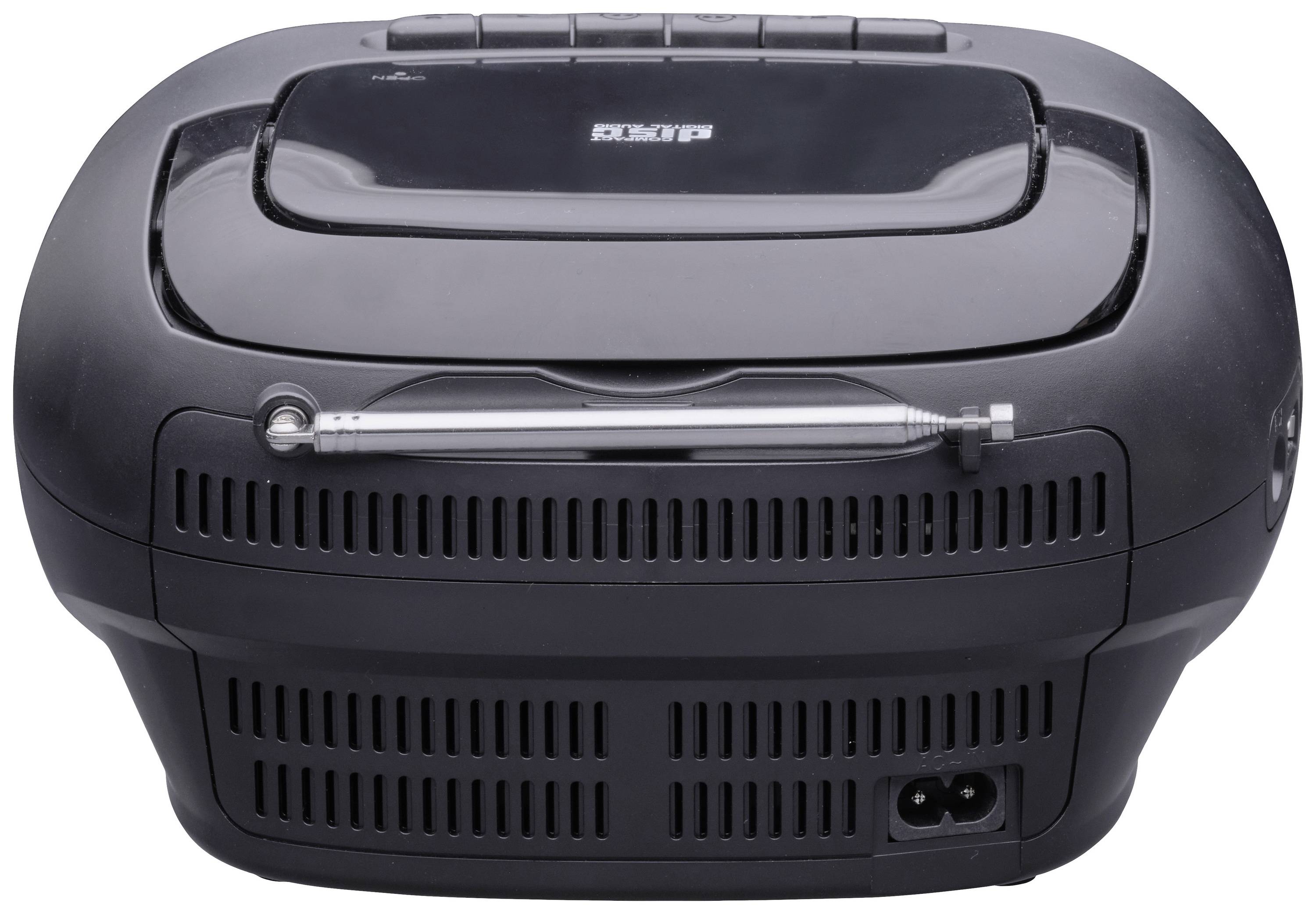 Denver TDC-280B Radiocassetterecorder DAB+, VHF (FM) AUX, CD, Cassette, USB Wekfunctie Zwart-4