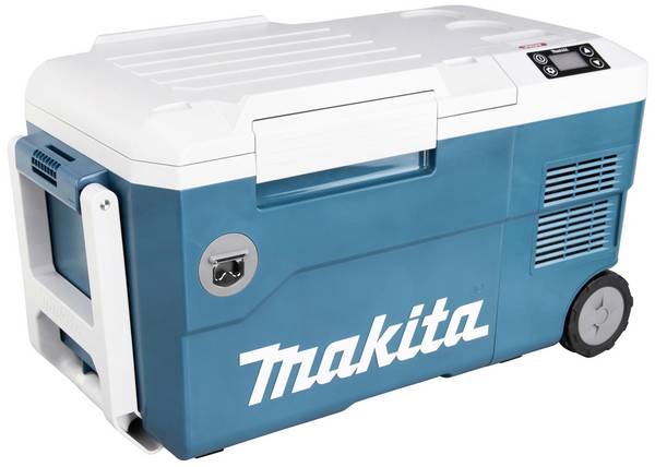 Makita CW001GZ01 Accukoelbox en -verwarmingsbox Energielabel: E (A - G) Compressor 12 V/DC, 18 V/DC, 24 V/DC, 100 V/AC, 240 V/AC Turquoise, Wit 20 l -18 °C