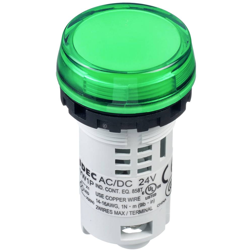 Idec IDEC Signaallamp Wit/groen 24 V/AC, 24 V/DC 1 stuk(s)