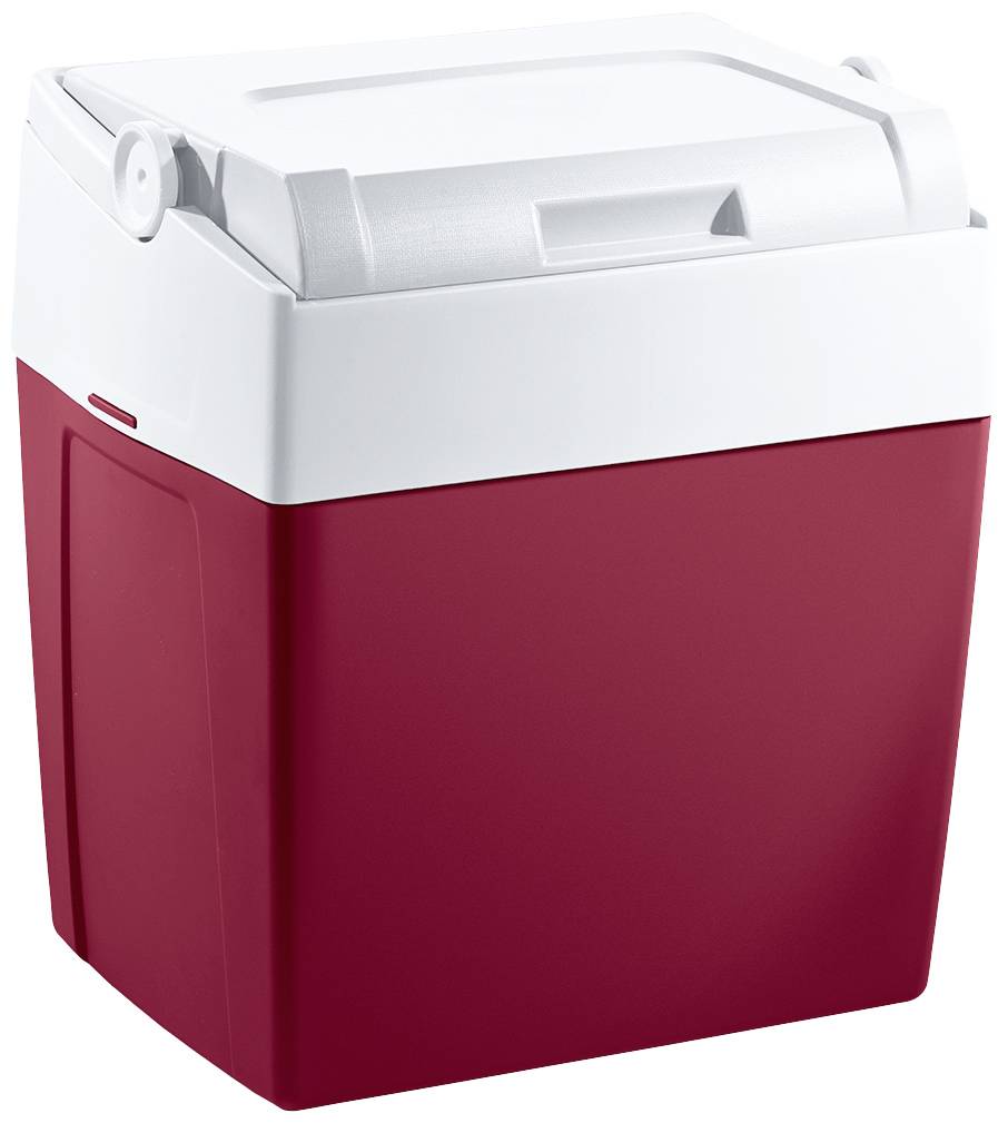 MobiCool ME27 AC/DC 26 red Koelbox Energielabel: F (A - G) Thermo-elektrisch 12 V, 230 V Rood 26 l Max. 19 °C onder de o-1
