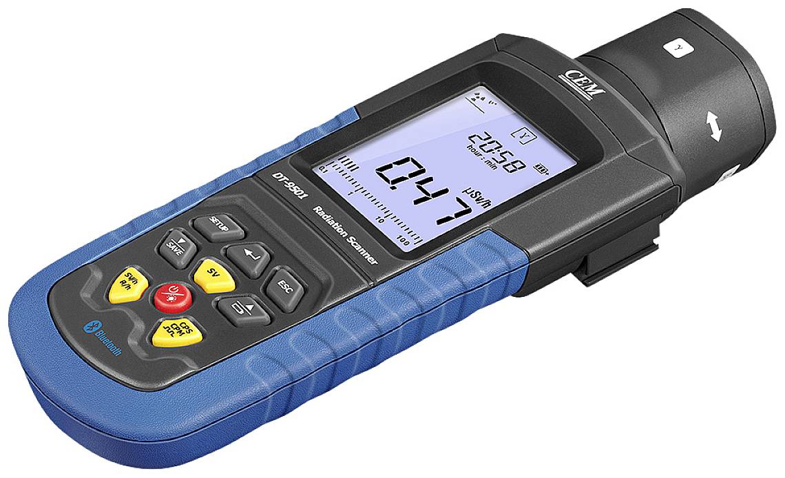 DT-9501 Geigerteller Straling: Alfa, Bèta, Gamma, Röntgen Akoestisch signaal, Incl. analysesoftware, Datalogger-4