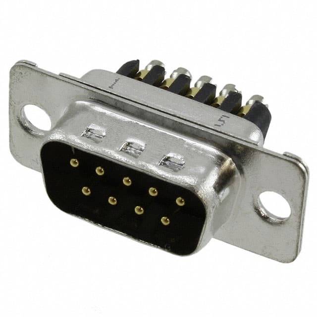 AMPHENOL COMMUNICATIONS SOLUTIONS L717DE09PST Connector: D-Sub; PIN: 9; stekker; mannelijk; voor draad; recht - 1 stuk