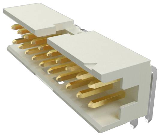 'Een metalen 9-pins elektrische connector met een rechthoekige zwarte basis, bedoeld voor veilige verbindingen van elektronische componenten.'