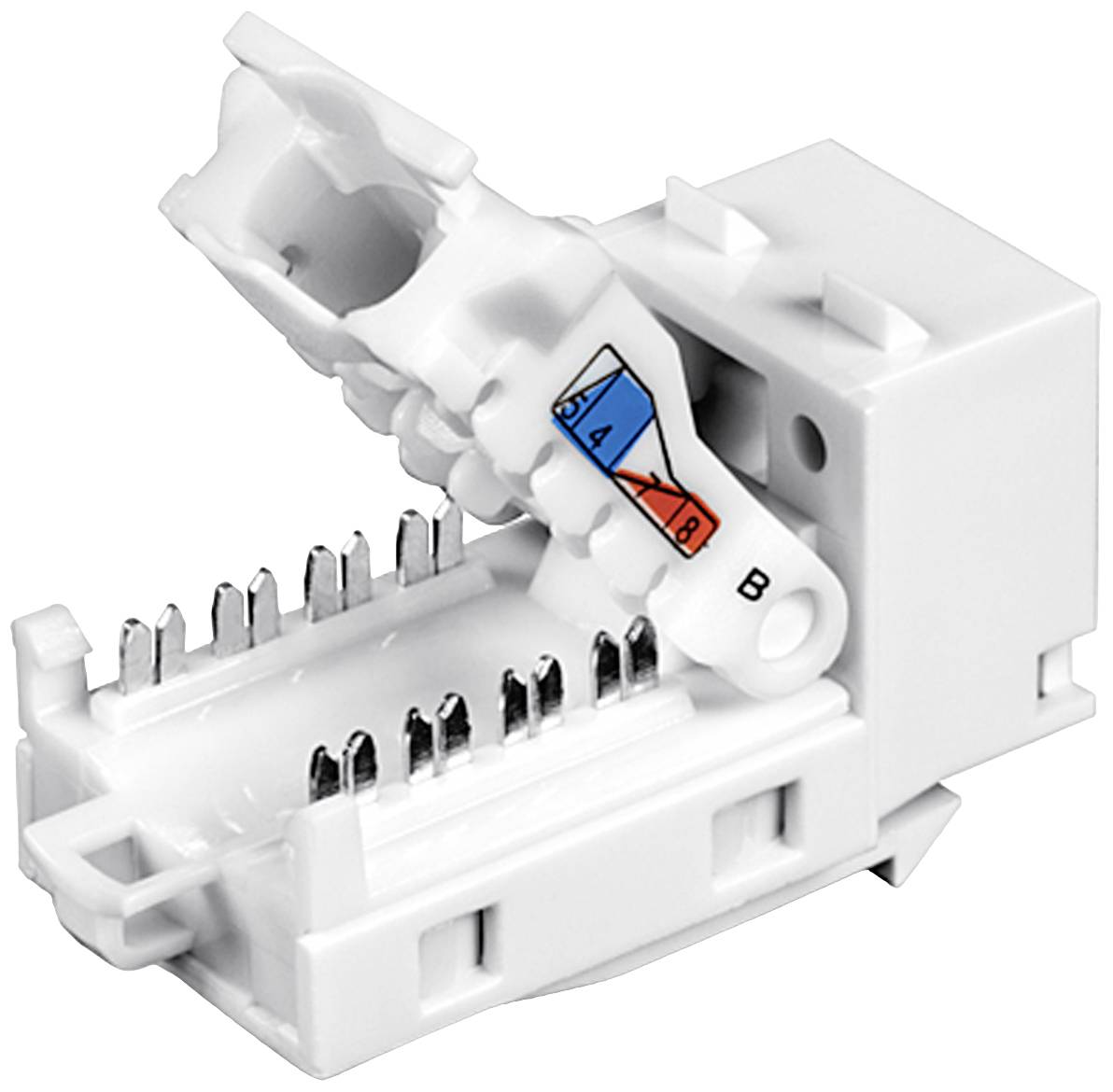 TRENDnet Keystone-aansluitingen 50 stuks Cat6 gereedschapsvrij 90°-1