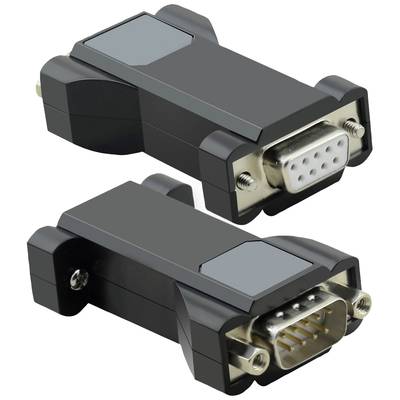 Twee zwarte VGA-adapters, elk met een mannelijke en vrouwelijke aansluiting, geschikt voor het verbinden van apparaten met VGA-interfaces.